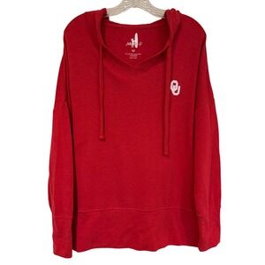 Johnnie-O Oklahoma University Carrie Pullover Collegiate Hoodie‎ Women's M Red